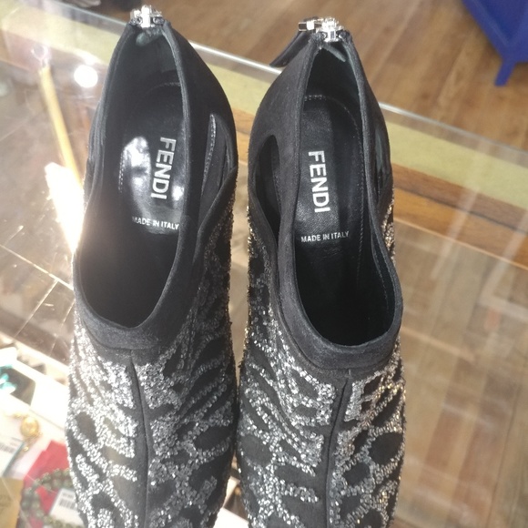 FENDI beaded heels size 39 - Picture 5 of 6